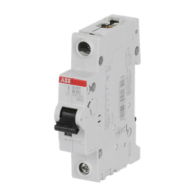 Автоматический выключатель ABB S201-B80 2CDS251001R0805, 80 А, 1 полюс, характеристика B, 230 В