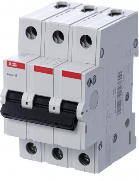 Автоматический выключатель ABB BMS413C10 2CDS643041R0104, 3-полюсный, 10 А, характеристика C, 4.5 кА