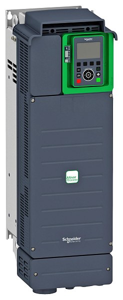 Преобразователь частоты Schneider Electric Altivar Process ATV930D30N4, мощность 30 кВт, напряжение 380–480 В, 3 фазы, номинальный ток 61,5 А, степень защиты IP21, встроенный тормозной прерыватель