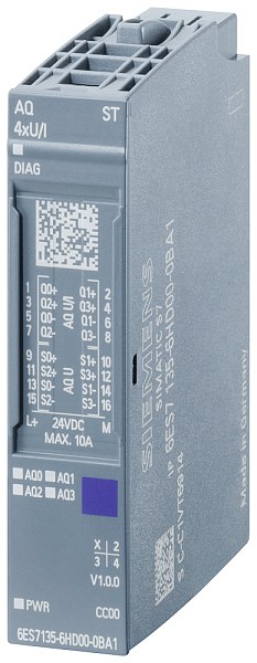 Модуль аналогового ввода Siemens SIMATIC ET 200SP AI 8x16bit HF 6ES7134-6GD00-0CA0