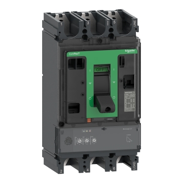 Автоматический выключатель Schneider Electric ComPacT NSX630F C63F32D630, 630 А, 3-полюсный, 36 кА при 415 В AC