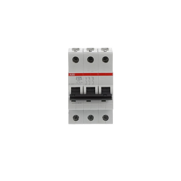 Автоматический выключатель ABB S203M-K32 2CDS273001R0537, 32 А, 3 полюса, характеристика K, 400 В