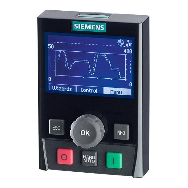 ​Операторская панель Siemens SINAMICS G120 IOP 6SL3255-0AA00-4JA0, интеллектуальная панель управления для преобразователей частоты серии SINAMICS G120