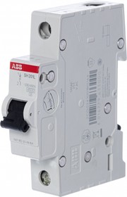 Автоматический выключатель ABB SH201L-C6 2CDS241001R0064, 1-полюсный, 6 А, характеристика C