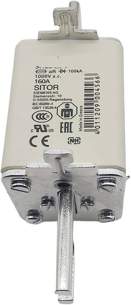 Плавкая вставка Siemens 3NE3334-0B, SITOR, NH2, 500 А, aR, 1000 В AC, с фронтальным индикатором