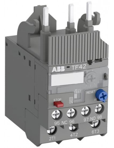 Реле перегрузки тепловое ABB TF42-0.74 1SAZ721201R1021, 0.55-0.74 А, для контакторов AF, класс 10
