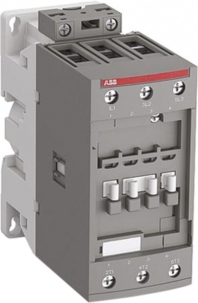 Контактор ABB AF116-30-11-11 1SFL427001R1111, 3-полюсный, номинальный ток 160 А, мощность 55 кВт, катушка 24 В AC/DC, 3 нормально открытых контакта, напряжение до 690 В AC.