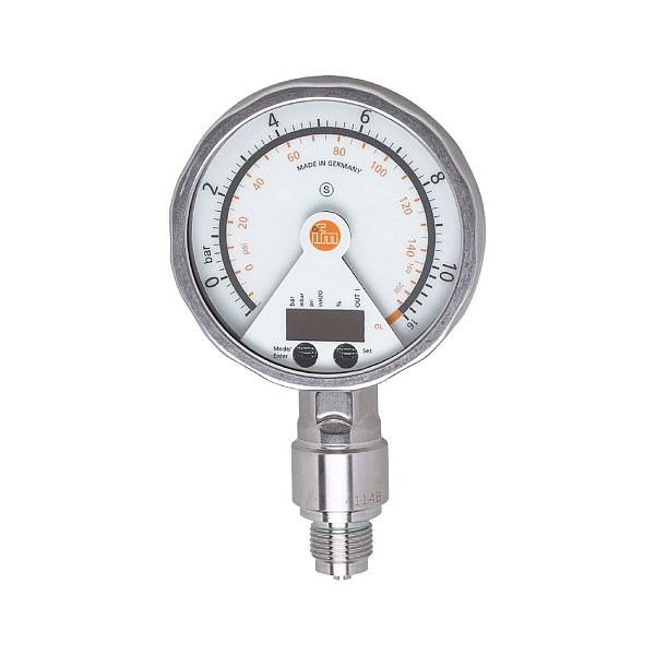 Датчик давления IFM Electronic PG2434, -1 до 10 бар, 4–20 мА, PNP/NPN, IP67/IP69K
