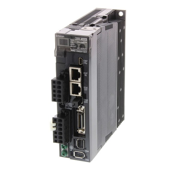 Сервопривод Omron R88D-KN04H-ECT, 400 Вт, 200–240 В AC, EtherCAT