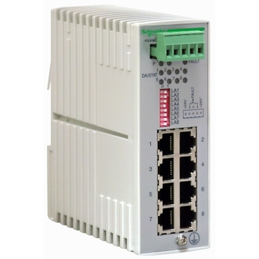 Промышленный коммутатор Schneider Electric ConneXium 499NES18100, 8 портов 10/100BASE-TX, медные соединения
