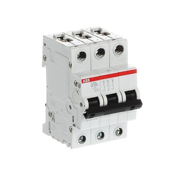 Автоматический выключатель ABB S203-B100 2CDS253001R0825, 100 А, 3 полюса, 400 В