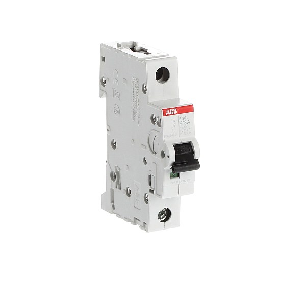 Автоматический выключатель ABB S201-K13 2CDS251001R0447, 13 А, 1 полюс, характеристика K, 230 В