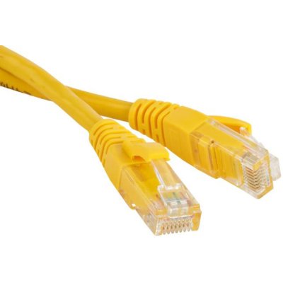 Патч-корд Hyperline PC-LPM-UTP-RJ45-RJ45-C5e-1M-LSZH-YL