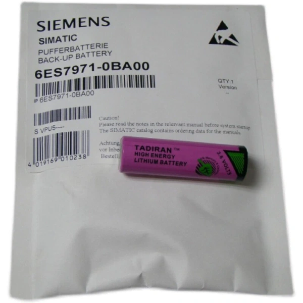 Батарея Siemens 6ES7971-0BA00