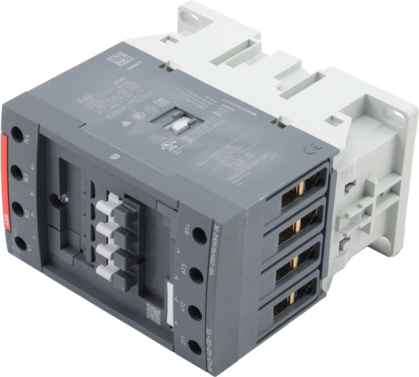 Контактор ABB AF40-40-00-13, 4-полюсный, номинальный ток 60 А, напряжение до 600 В AC.