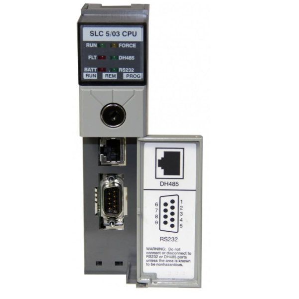 Контроллер Allen Bradley 1747-L531 SLC 5/03, 8 КБ памяти, DH-485 и RS-232 порты