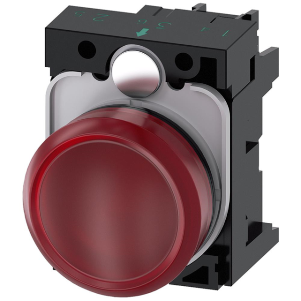Лампа Siemens 3SU1102-6AA20-1AA0, цвет: красный
