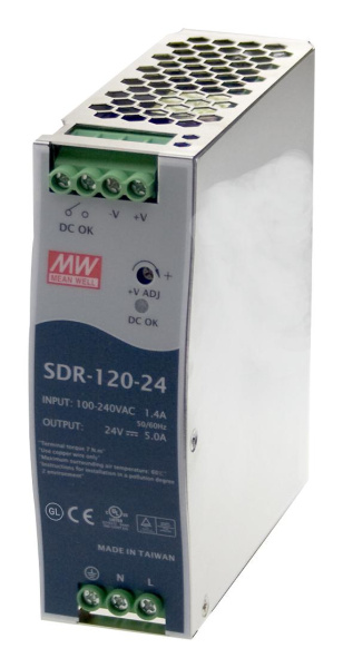 Блок питания промышленный MEAN WELL SDR-120-24