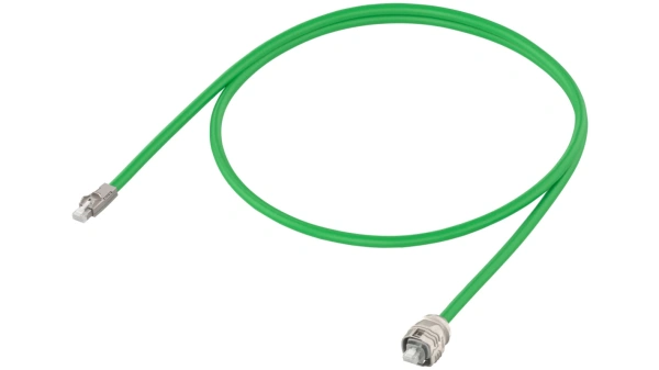 ​Кабель сигнальный Siemens DRIVE-CLiQ 6FX5002-2DC10-1DA0, длина 30 м, разъемы RJ45–RJ45, предназначен для подключения компонентов систем SINAMICS и SIMOTICS