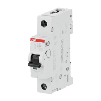Автоматический выключатель ABB S201-B16 2CDS251001R1165, 16A, 6 кА, 1-полюсный, характеристика B