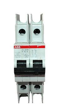 Автоматический выключатель ABB SU202M-K40 2CDS272337R0557, 40 А, 2 полюса, характеристика UCC, 230 В