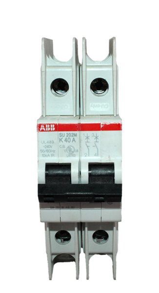Автоматический выключатель ABB SU202M-K40 2CDS272337R0557, 40 А, 2 полюса, характеристика UCC, 230 В