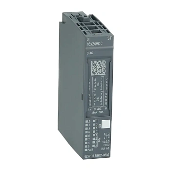 Модуль дискретного ввода Siemens 6ES7131-6BH01-0BA0, SIMATIC ET 200SP, 16 каналов, 24 В DC, 3 мс