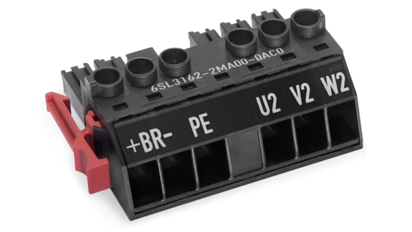 Коннектор питания Siemens 6SL3162-2MA00-0AC0, SINAMICS S120, тип C/D, винтовые зажимы, для моторных модулей 3–30 А, формат Booksize