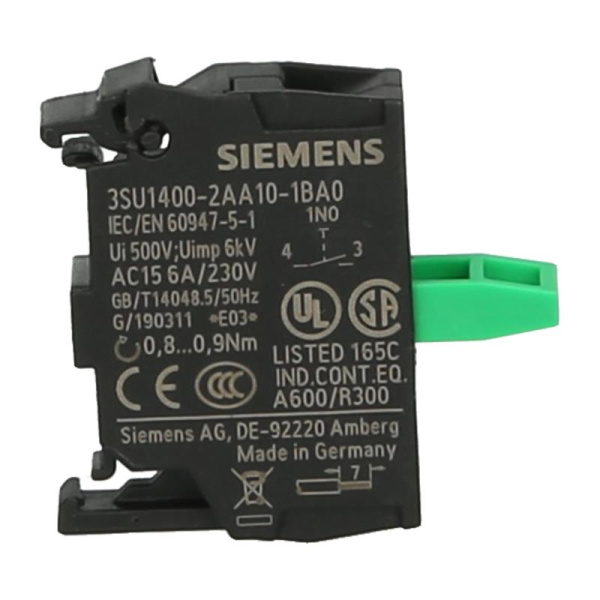Контактор Siemens 3SU1400-2AA10-1BA0