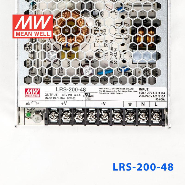 Блок питания MEAN WELL LRS-200-48