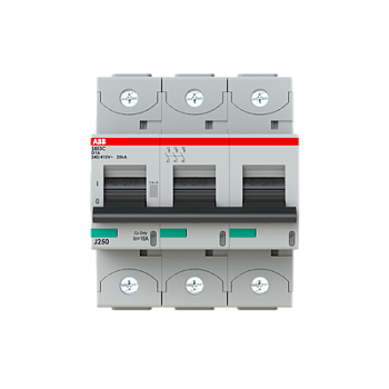 Автоматический выключатель ABB S803C-D16 2CCS883001R0161, 16 А, 3 полюса, характеристика D, 400 В