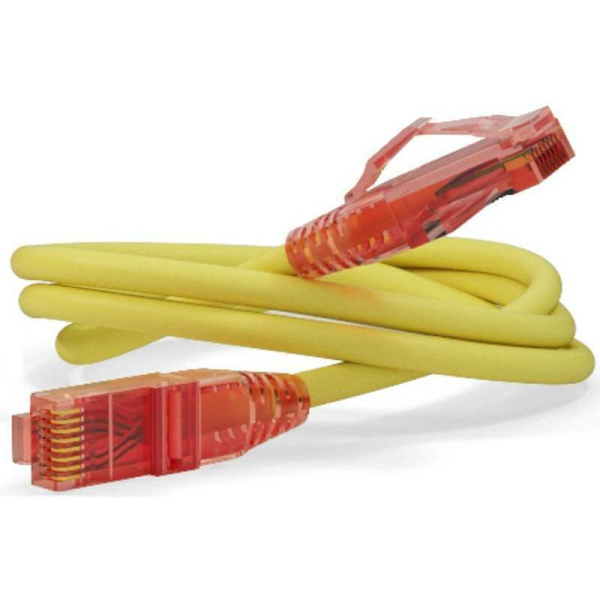 Патч-корд Hyperline PC-LPM-UTP-RJ45-RJ45-C5e-3M-LSZH-YL