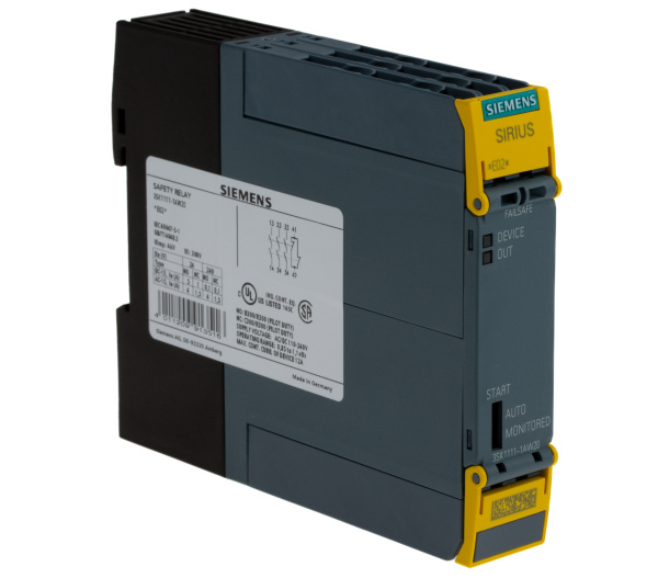 Реле безопасности Siemens 3SK1111-1AW20, SIRIUS 3SK1, 24 В DC, 2NO+1NC, без задержки
