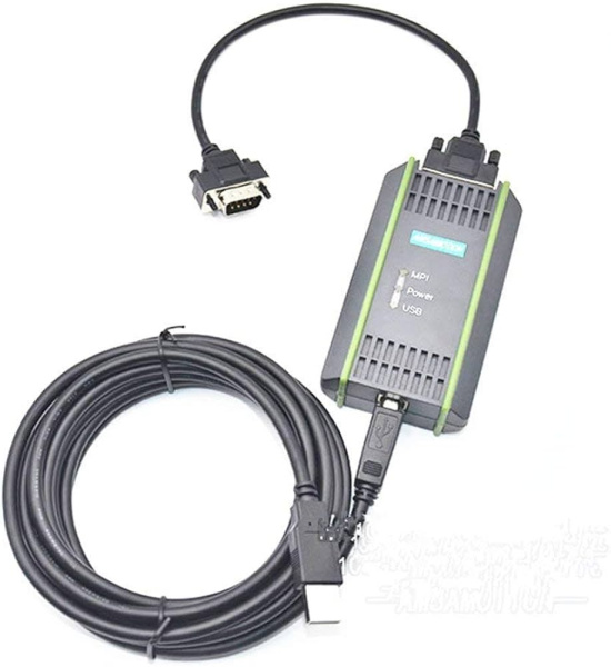 ​Адаптер Siemens 6ES7972-0CB20-0XA0, SIMATIC S7, PC Adapter USB, для подключения к S7-200/300/400, C7, с USB-кабелем (5 м)