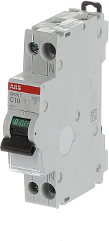 Автоматический выключатель ABB SN201-C10 2CSS255101R0104, 10 А, 1 полюс, характеристика C, 230 В