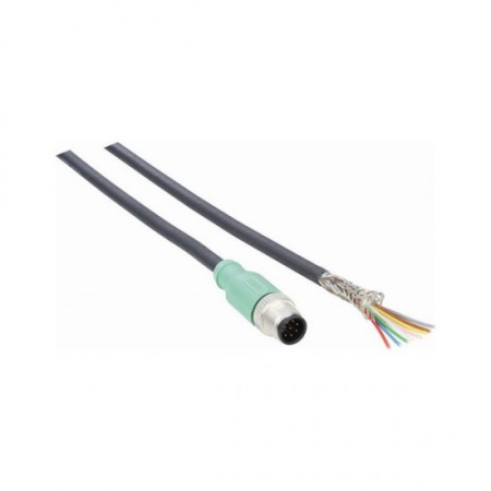 Кабель подключения SICK YM2A28-100UA6XLEAX  2134056, 8-контактный, M12, 10 м, прямой, PUR-оболочка, IP67