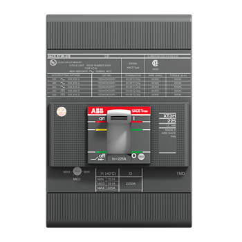 Автоматический выключатель ABB XT3N 225 TMF 200-2000 3p F F UL/CSA + Acc 1SDX101838R1