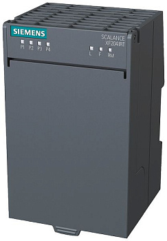 Промышленный коммутатор Siemens SCALANCE XF204IRT 6GK5204-0BA00-2BF2, управляемый, 4 порта 10/100 Мбит/с RJ45, поддержка Isochronous Real-Time (IRT), класс PROFINET C, питание 24 В DC