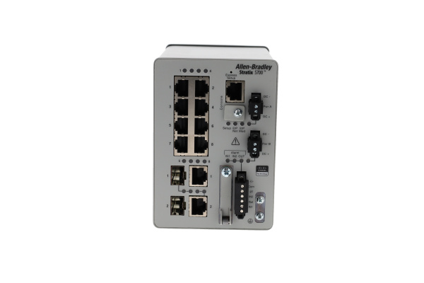 Промышленный коммутатор Allen-Bradley 1783-BMS10CGN Stratix 5700, 8 портов Fast Ethernet, 2 порта Gigabit Ethernet