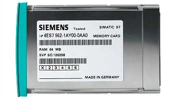 Карта памяти Siemens 6ES7952-1KM00-0AA0, SIMATIC S7, карта памяти для S7-400, 5 В Flash EPROM, 4 МБ