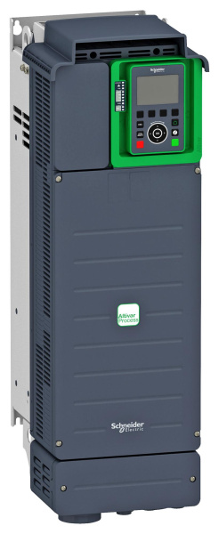 ​Преобразователь частоты Schneider Electric Altivar Process ATV930D30N4, мощность 30 кВт, напряжение 380–480 В, 3 фазы, номинальный ток 61,5 А, степень защиты IP21, встроенный тормозной прерыватель