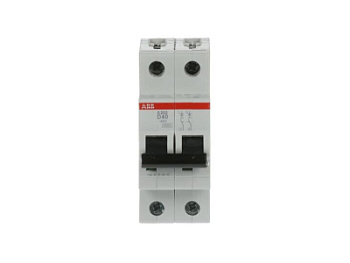 Автоматический выключатель ABB S202-D40 2TAZ116200R0401, 40 А, 2 полюса, характеристика D, 400 В