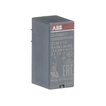Реле промежуточное ABB CR-P024DC1 1SVR405600R1000