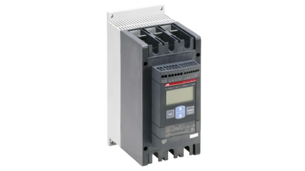 Плавный пускатель ABB PSE170-600-70 1SFA897111R7000, мощность 90 кВт, напряжение 600 В, номинальный ток 170 А, защита двигателя.