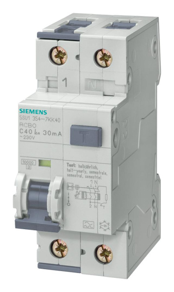 Дифавтомат Siemens 5SU1354-7KK10