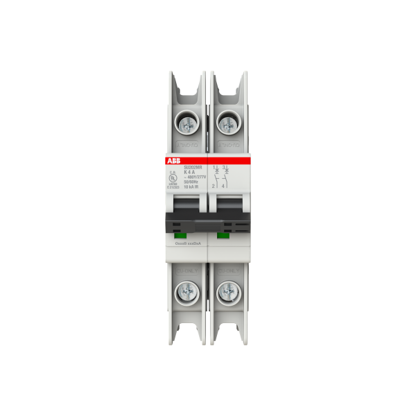 Автоматический выключатель ABB SU202MR-K4 2CDS272347R0337, 4 А, 2 полюса, характеристика K, 230 В