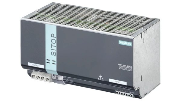 Блок питания Siemens SITOP modular 6EP1437-3BA00, вход 3-фазный 400–500 В AC, выход 24 В DC 40 А