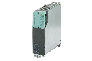 Двухосевой моторный модуль Siemens 6SL3420-2TE11-7AA1, SINAMICS S120, 1.7 А, 600 В DC, 3AC 400 В, Booksize Compact, воздушное охлаждение, Safety Integrated, DRIVE-CLiQ