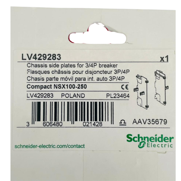 Пластина боковая шасси Schneider Electric LV429283