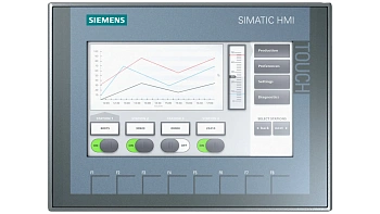 ​Панель оператора Siemens SIMATIC HMI KTP700 Basic DP 6AV2123-2GA03-0AX0, 7" TFT-дисплей, 65 536 цветов, сенсорное и кнопочное управление, интерфейс PROFIBUS